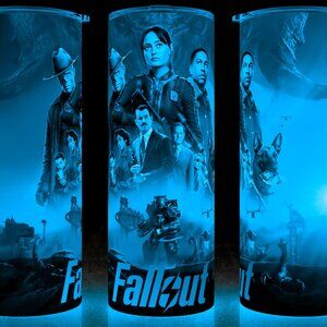 Glow in the Dark Fallout TV Show - Lucy - Ghoul - Dogmeat Cup Mug Tumbler